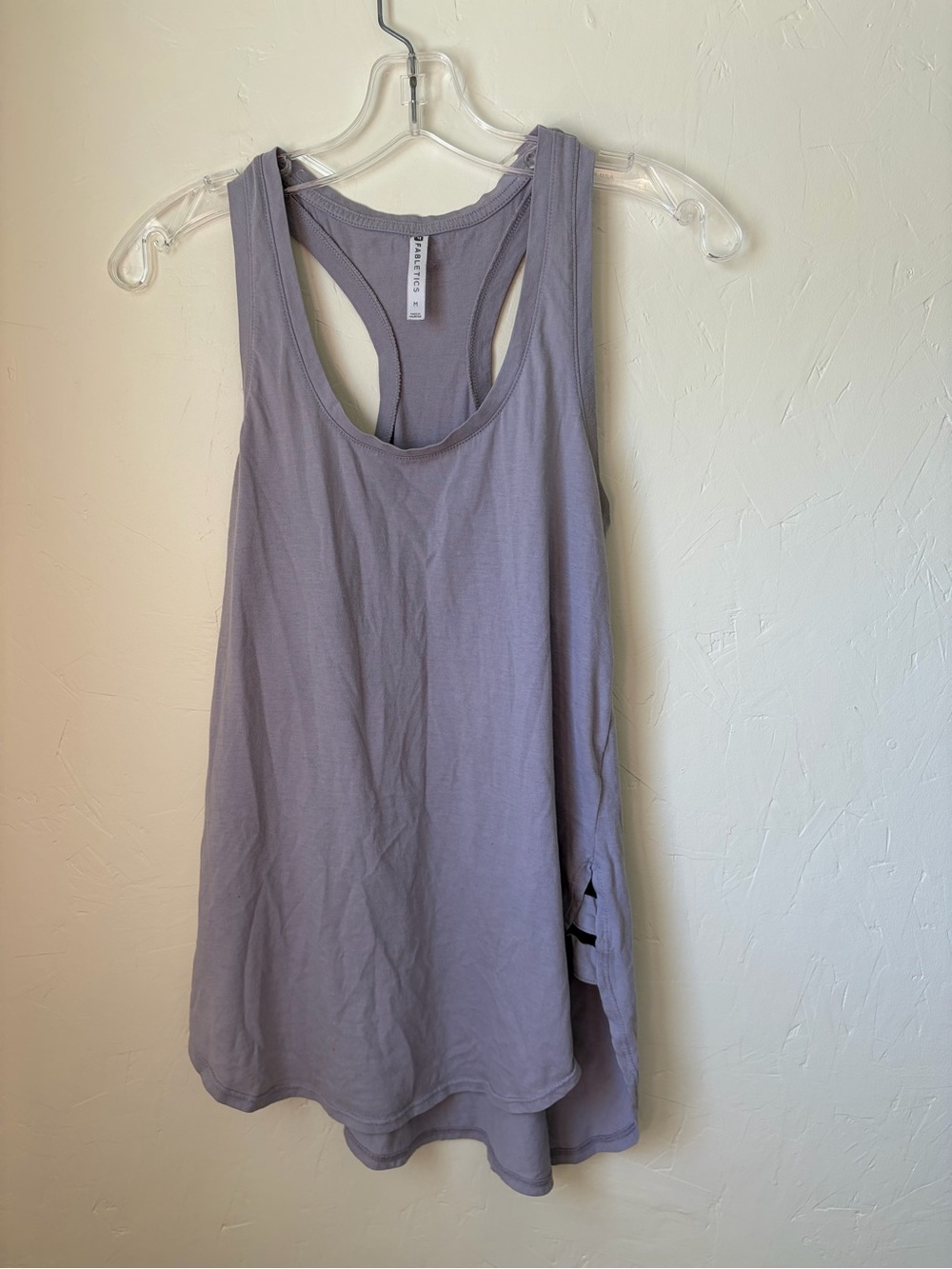 Fabletics Lavender Racerback Tank